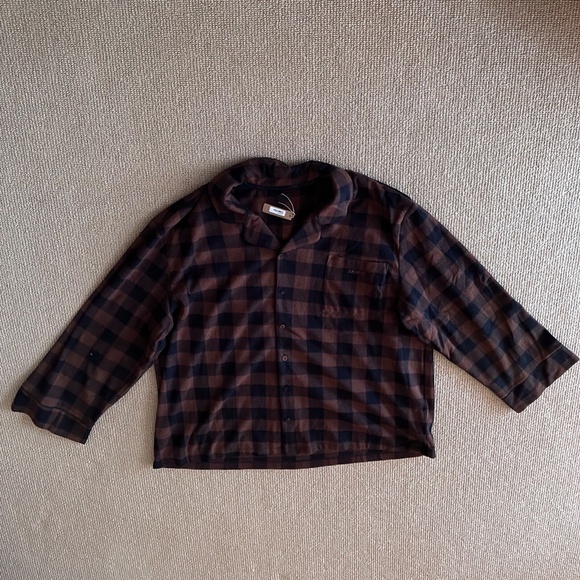 Skims Jasper Buffalo Check Plaid Fleece Pajama Sleep Set, Size 4X NWT - Picture 2 of 4